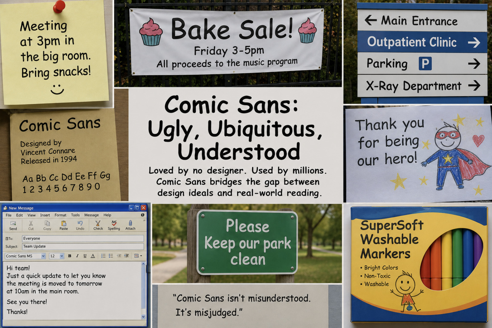 Comic Sans and the Most Hated Font That Secretly Works